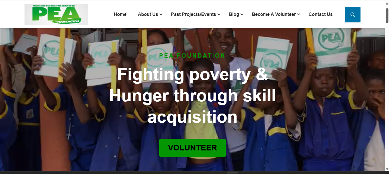 PEA Foundation website